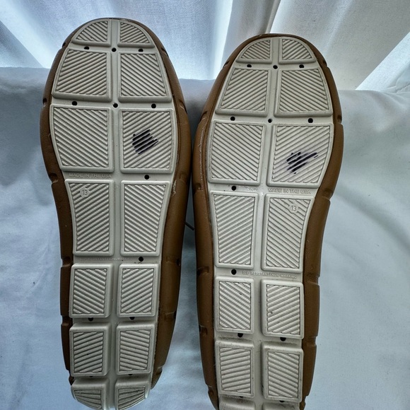 TUCKET Men Classic Loafer Deck Shoes Cognac Vanilla Boat Shoes Slip Resistant - Picture 10 of 10